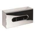 Salvešu dozators 25x13 cm, nerūsējošais tērauds/sudraba