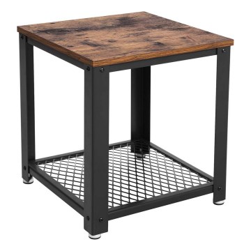 Sānu galdiņš ELDUR brūns/melns