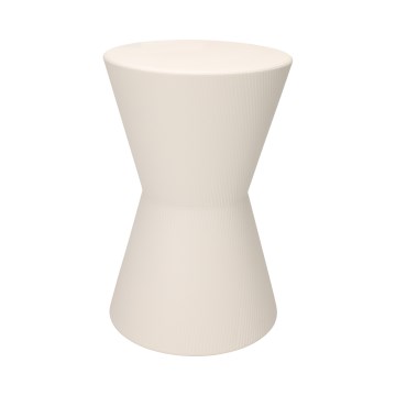 Sānu galdiņš PETIT, diametrs 29 cm, balts