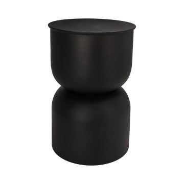Sānu galdiņš PETIT, Ø 31 cm, melns