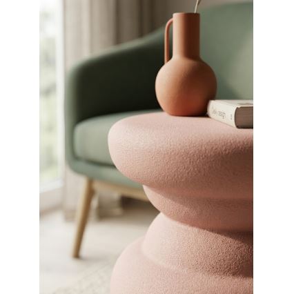 Sānu galdiņš PETIT Ø 31 cm rozā