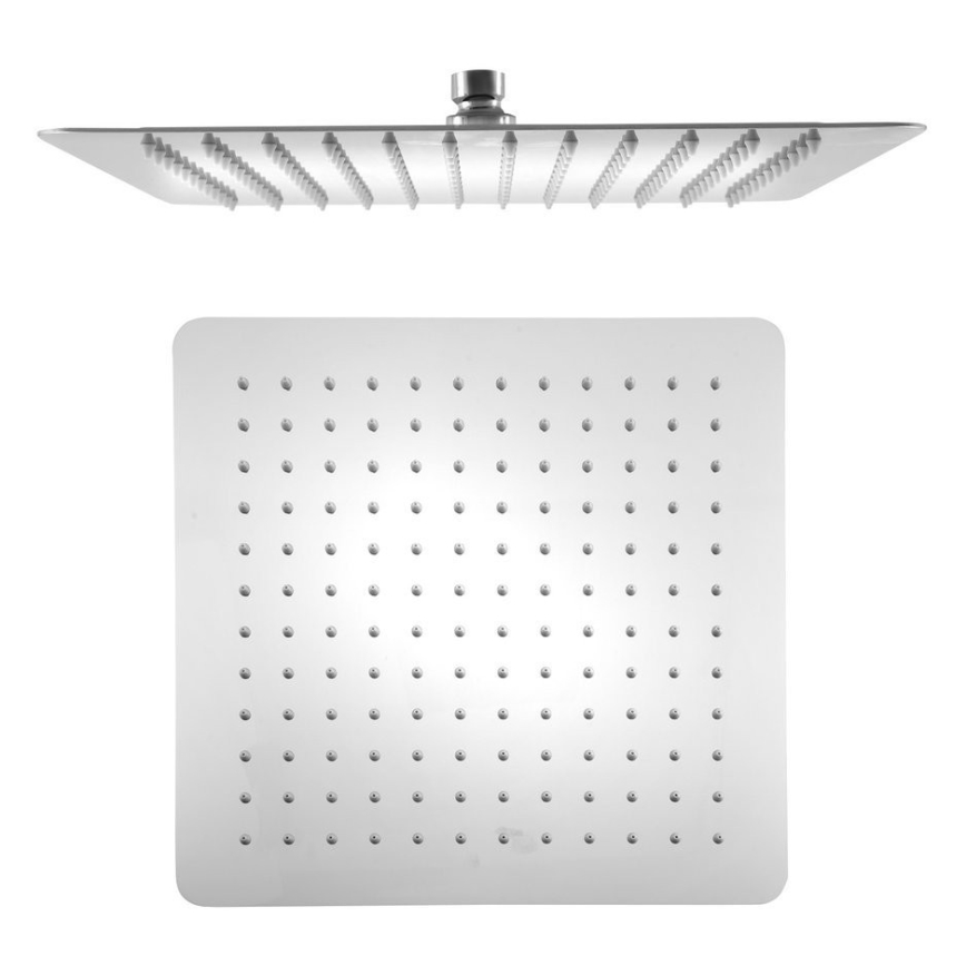 Sapho - Dušas galva SLIM 30x30 cm pulēts nerūsējošs tērauds