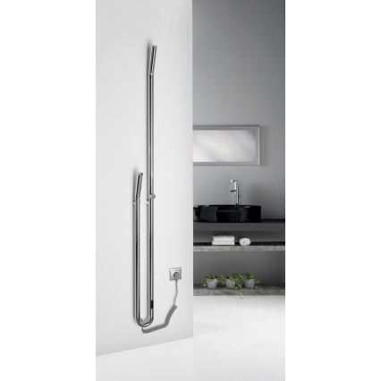 Sapho - Elektriskais dvieļu žāvētājs ar taimeri DUOPASSO 45W 170x12 cm spīdīgs hroms