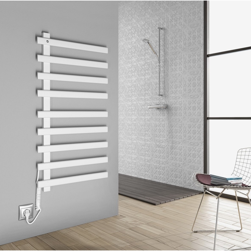 Sapho - Elektriskais dvieļu žāvētājs ELCOR 128 W 92 x 48 cm matēta balta