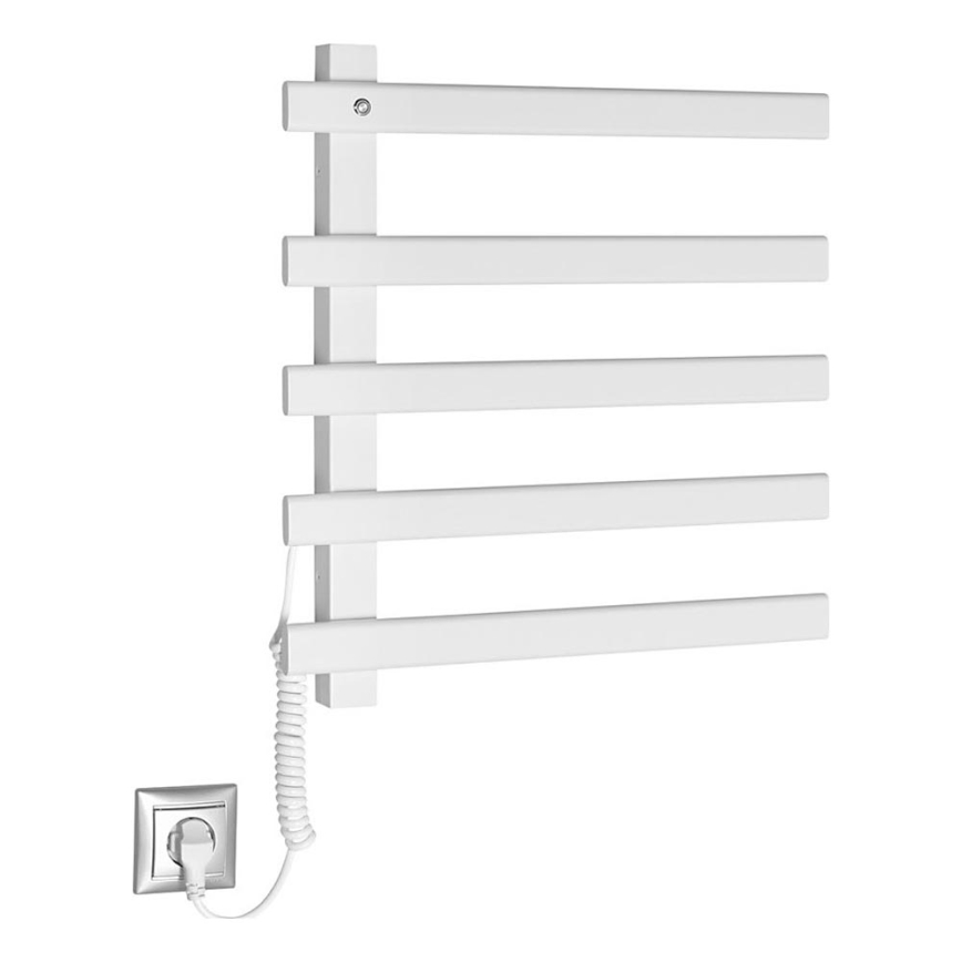 Sapho - Elektriskais dvieļu žāvētājs ELCOR 63W/230V 52 cm matēts balts pa kreisi