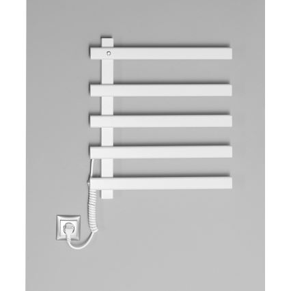 Sapho - Elektriskais dvieļu žāvētājs ELCOR 63W 52x48 cm matēta balta