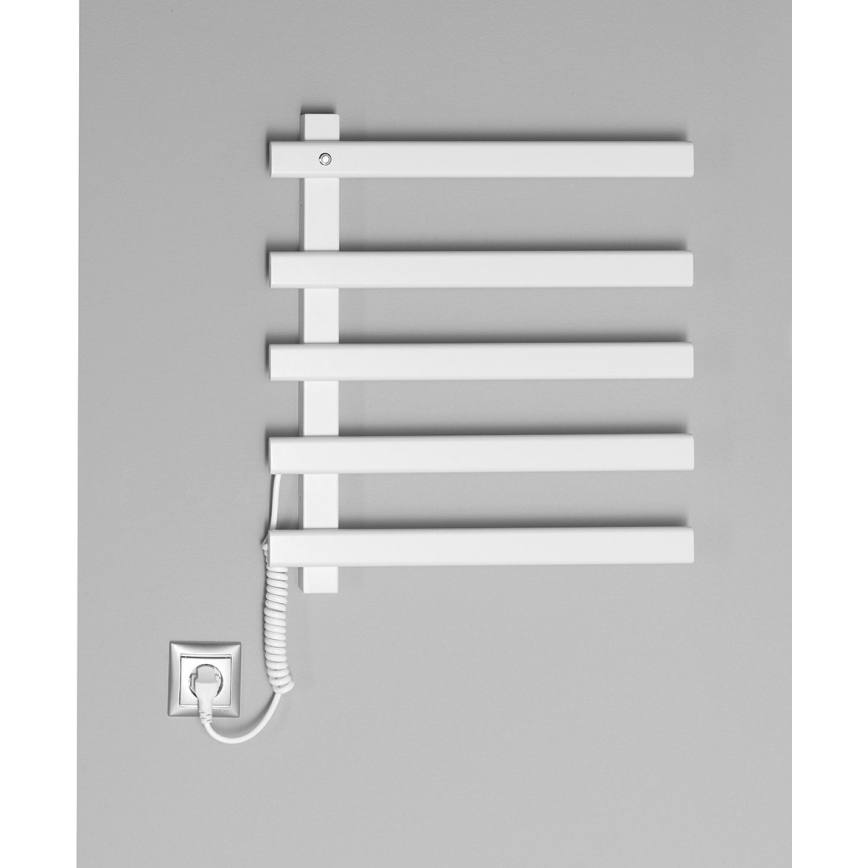 Sapho - Elektriskais dvieļu žāvētājs ELCOR 63W 52x48 cm matēta balta