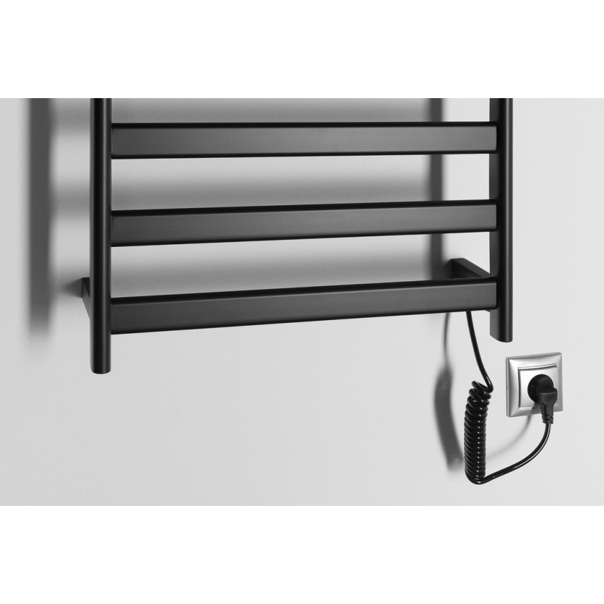 Sapho - Elektriskais dvieļu žāvētājs ELIAS 105W 73x49 cm matēts melns