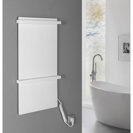 Sapho - Elektriskais dvieļu žāvētājs ELMIS 120W 80x40 cm matēta balta