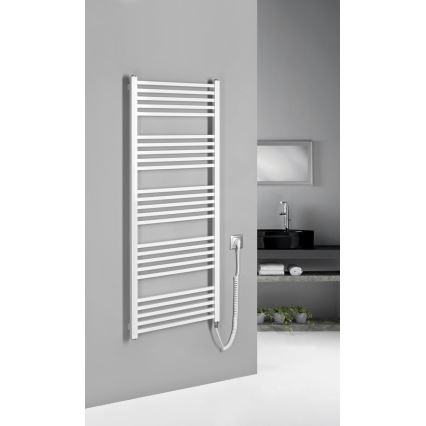 Sapho - Elektriskais dvieļu žāvētājs METRO-E 500W 134x50 cm balts