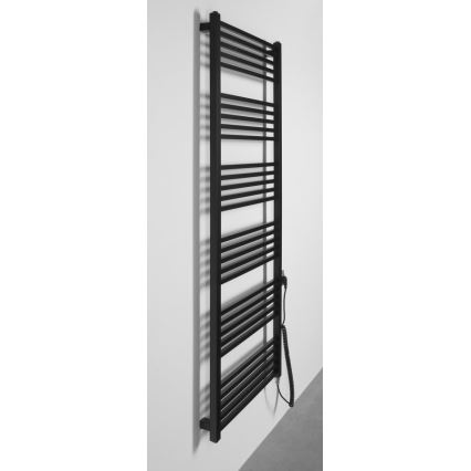 Sapho - Elektriskais dvieļu žāvētājs METRO-E 800W 162x60 cm matēts melns