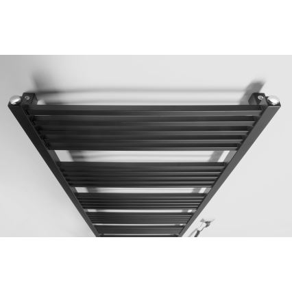 Sapho - Elektriskais dvieļu žāvētājs METRO-E 800W 162x60 cm matēts melns