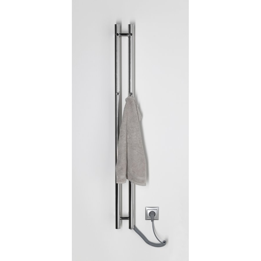 Sapho - Elektriskais dvieļu žāvētājs PAPINADO 40W 120x11 cm spīdīgs hroms