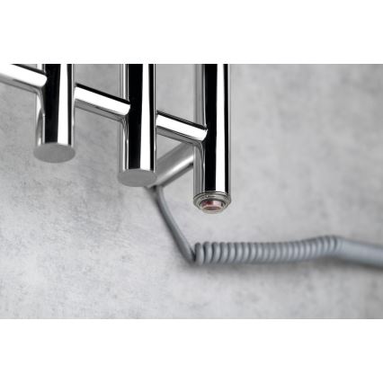 Sapho - Elektriskais dvieļu žāvētājs PAPINADO 85W 120x26 cm spīdīgs hroms, labais