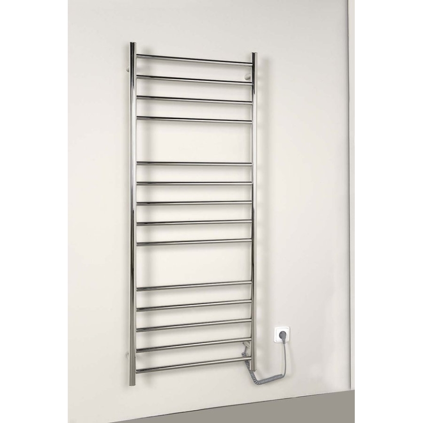 Sapho - Elektriskais dvieļu žāvētājs REDONDO 130W 116x63 cm spīdīgs hroms