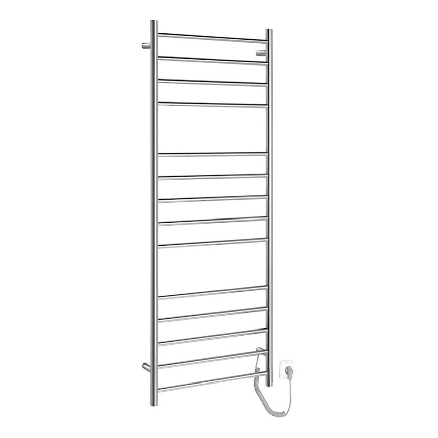 Sapho - Elektriskais dvieļu žāvētājs REDONDO 130W/230V 150 cm spīdīgi hromēts pa labi apaļa