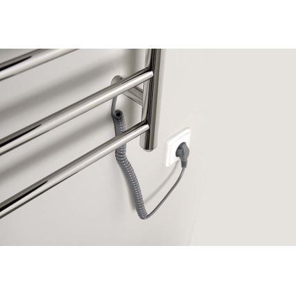 Sapho - Elektriskais dvieļu žāvētājs REDONDO 130W/230V 63x116 cm spīdīgs hroms