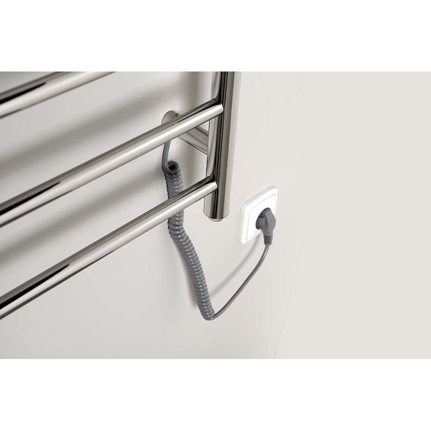 Sapho - Elektriskais dvieļu žāvētājs REDONDO 130W/230V 63x116 cm spīdīgs hroms