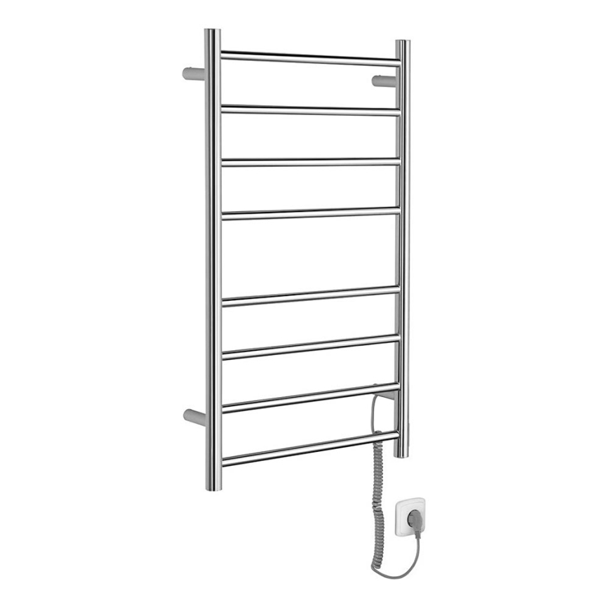 Sapho - Elektriskais dvieļu žāvētājs REDONDO 75W/230V 90 cm spīdīgi hromēts pa labi apaļa