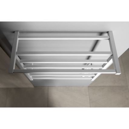 Sapho - Elektrisks dvieļu žāvētājs ELZOR 60W/230V 47x50 cm matēts balts