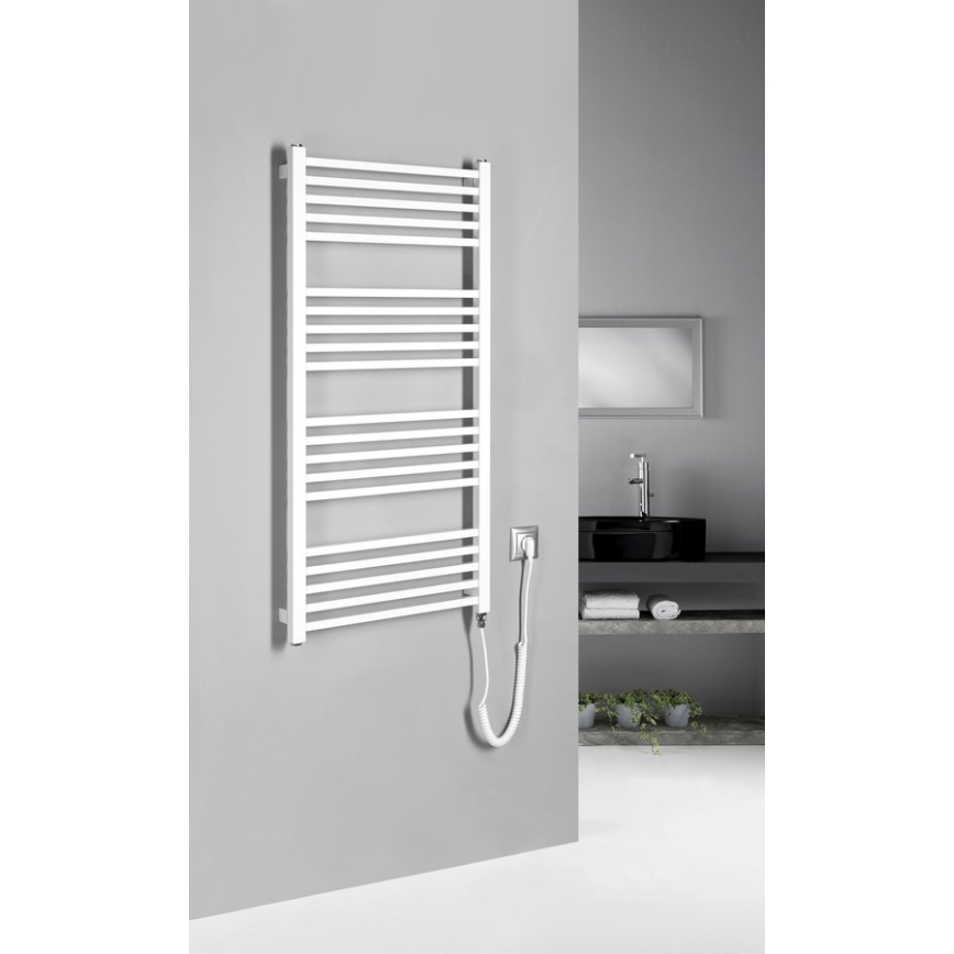 Sapho - Elektrisks dvieļu žāvētājs METRO-E 400W 106x50 cm balts