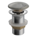 Sapho - Izlietnes Click-Clack aizbāzne DALMA Ø 6,7 cm, pelēks