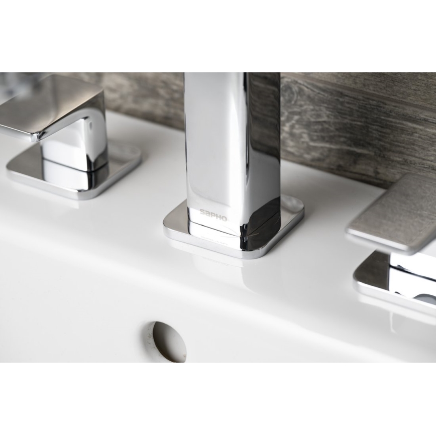 Sapho - Izlietnes jaucējkrāns 3 atveru TURSI spīdīgs hroms