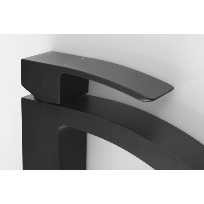 Sapho - izlietnes jaucējkrāns GINKO 15,6 cm matēts melns