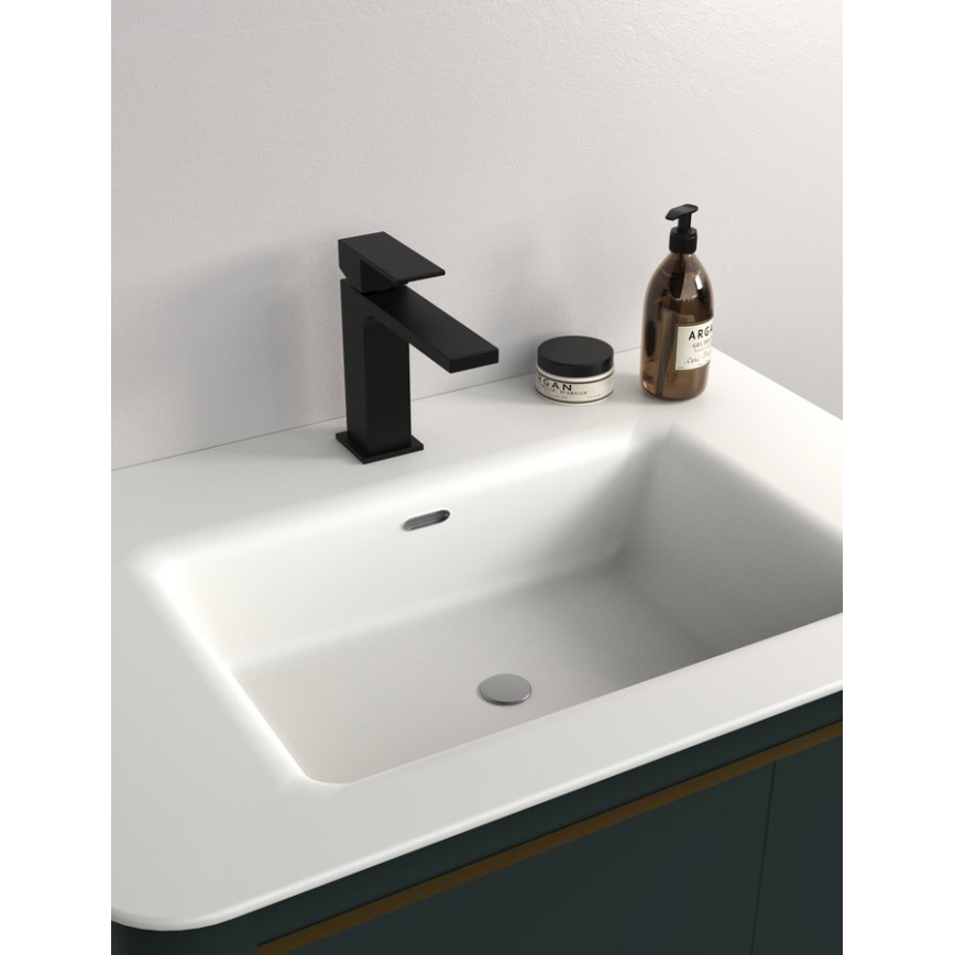Sapho - Izlietnes krāns CUBEMIX 15,3 cm matēts melna