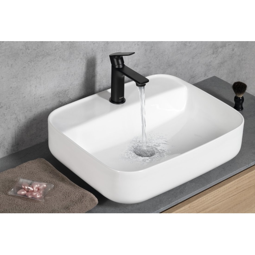 Sapho - Izlietnes krāns PAX 16,5 cm matēts melna