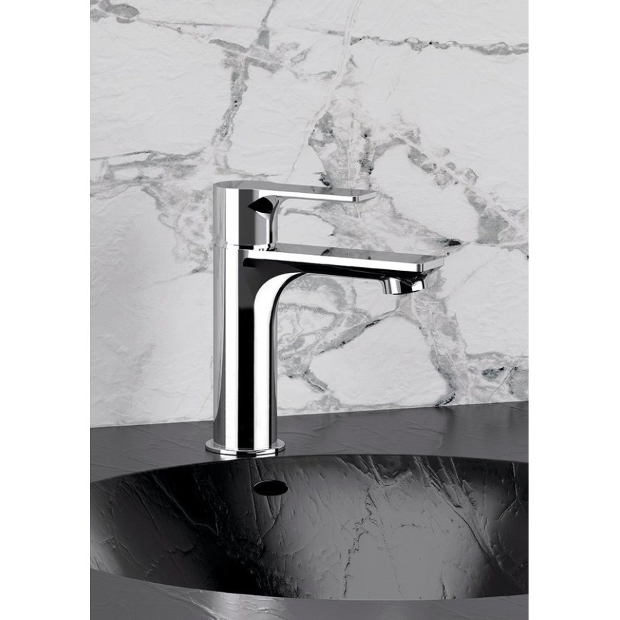 Sapho - Izlietnes krāns PAX 16,5 cm spīdīgi hromēts