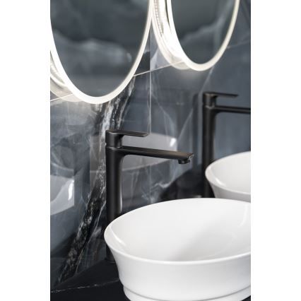 Sapho - Izlietnes krāns PAX 31,5 cm matēts melna
