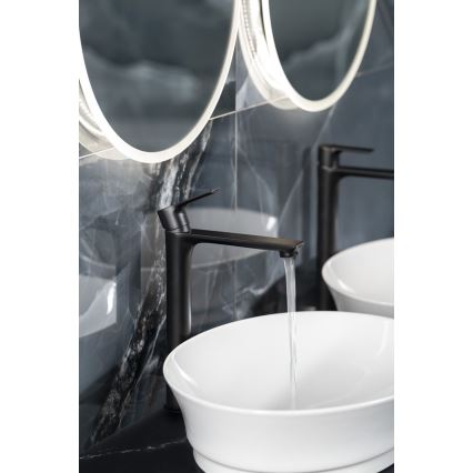 Sapho - Izlietnes krāns PAX 31,5 cm matēts melna