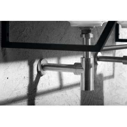 Sapho - Izlietnes sifons MINIMAL, matēts nerūsējošā tērauda