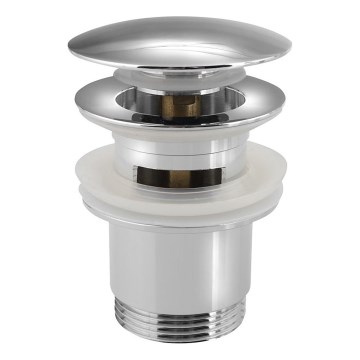 Sapho - Izlietnes ventilis Ø 6,7 cm spīdīgi hromēts