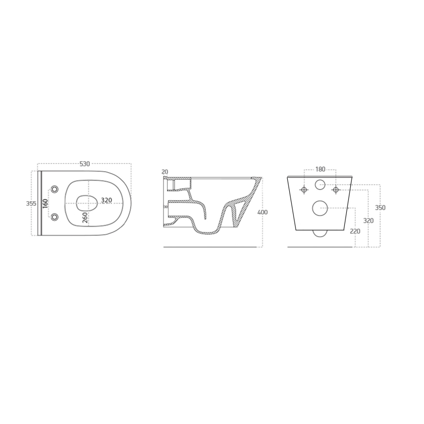 Sapho - Pakarināms WC ar bidē dušas izsmidzinātāju AVVA CLEANWASH keramika/balta