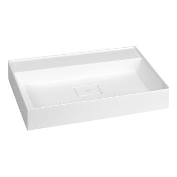 Sapho - Sienas uzstādāma izlietne GODIVA 68x44 cm marmora/balta