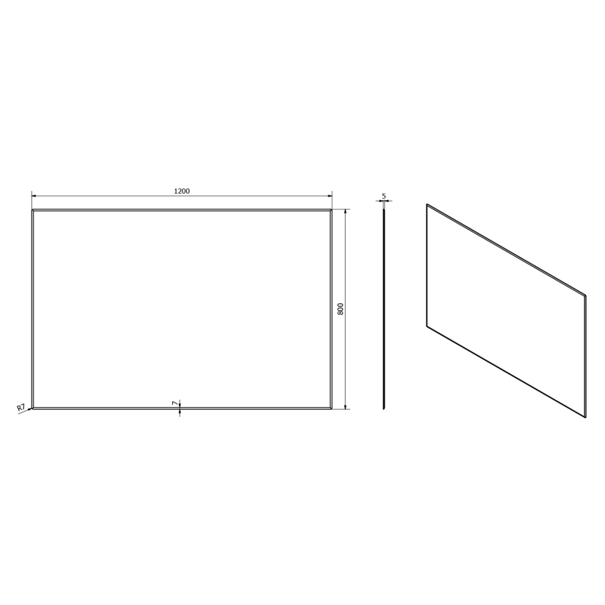 Sapho - Spogulis ACCORD 120x80 cm