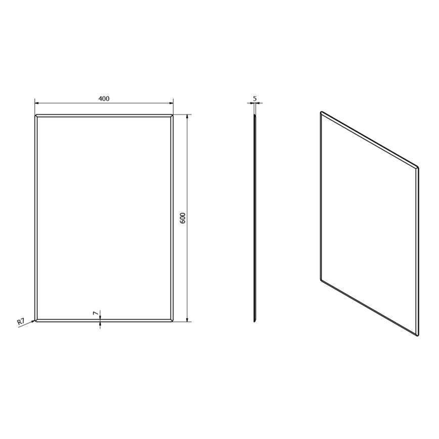 Sapho - Spogulis ACCORD 40x60 cm