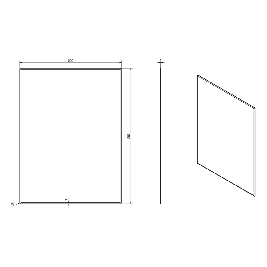 Sapho - Spogulis ACCORD 60x80 cm