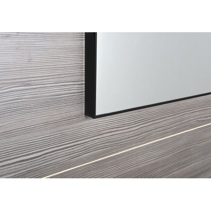 Sapho - Spogulis ar rāmi AROWANA 50x80 matēts melns