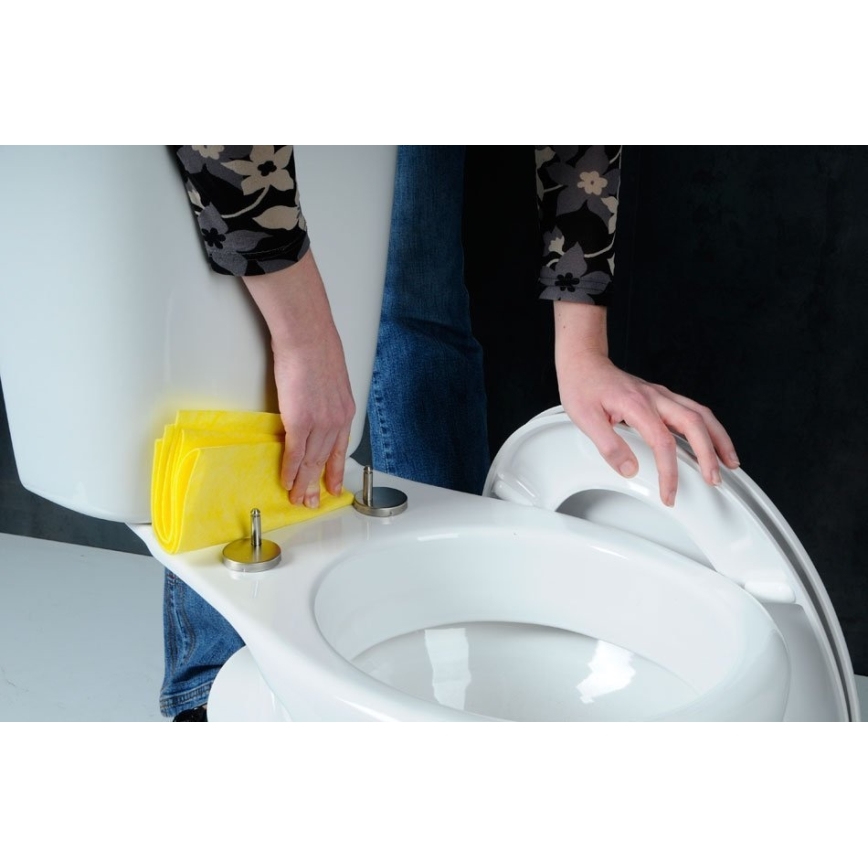 Sapho - Tualetes sēdeklis ADINA SoftClose balts