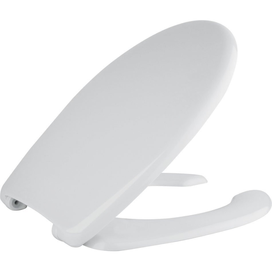 Sapho - Tualetes sēdeklis personām ar īpašām vajadzībām, balts/duroplasts