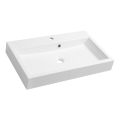 Sapho - uz virsmas novietojama izlietne ORINOKO 70x42 cm marmors/balta