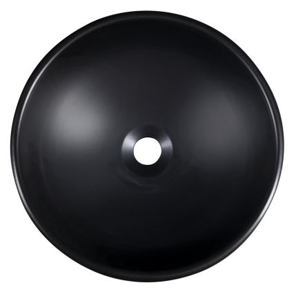 Sapho - Uz virsmas uzstājamā izlietne PRIORI Ø 41 cm melna/balta