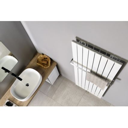 Sapho - Vannas istabas dvieļu žāvētājs COLONNA 910W/230V 45x180 cm balts