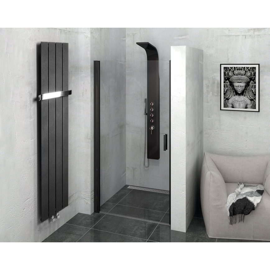 Sapho - Vannas istabas radiators COLONNA 180x29 cm melns