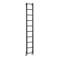 Sapho - Vannas istabas radiators DINA 168x25 cm matēts melns