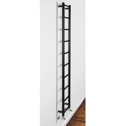 Sapho - Vannas istabas radiators DINA 168x25 cm matēts melns