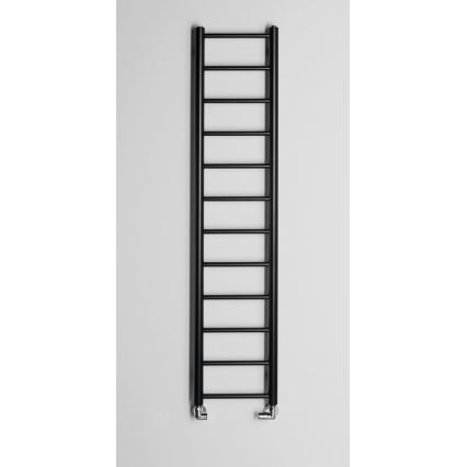 Sapho - vannas istabas radiators DINA, 278 W, 30 x 138 cm, matētā melnā krāsā